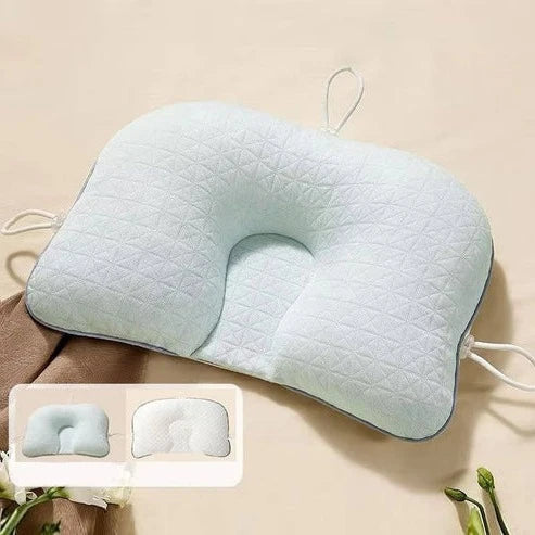 Baby Pillow Ergonomic Anti-Flat-Head Breathable Adjustable Fit