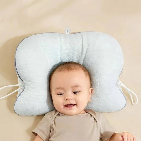 Baby Pillow Ergonomic Anti-Flat-Head Breathable Adjustable Fit