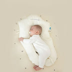 Baby Pillow Ergonomic Head & Neck Support Breathable Cotton Cover