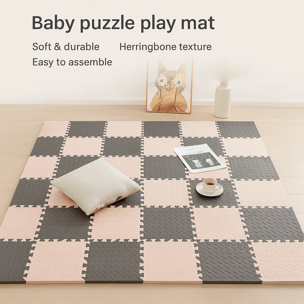 Baby Play Mat Cushioned EVA Foam Non-Slip