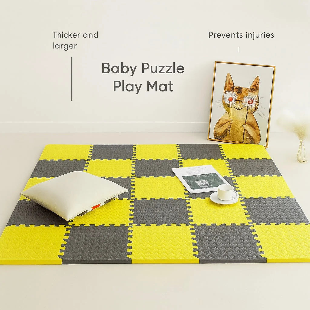Baby Play Mat Cushioned EVA Foam Non-Slip