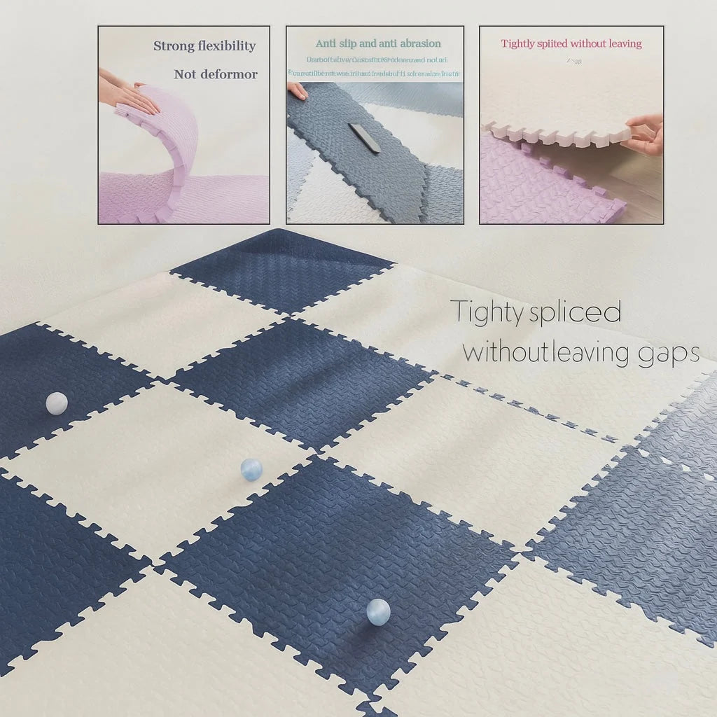 Baby Play Mat Cushioned EVA Foam Non-Slip