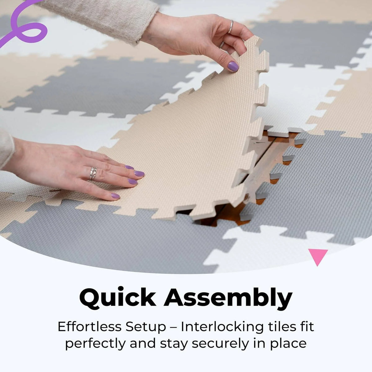 Baby Play Mat Interlocking EVA Foam Waterproof