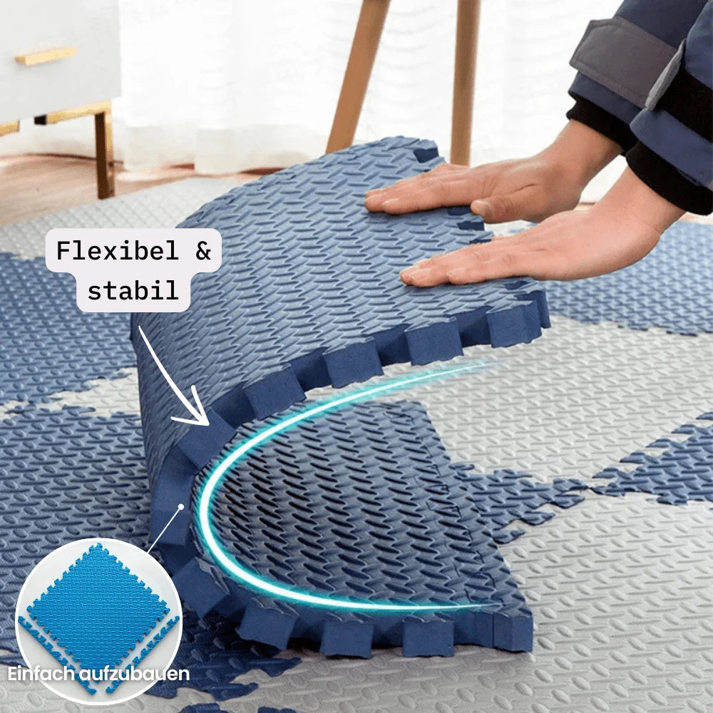 Baby Play Mat Soft Foam Interlocking 12 Piece Set