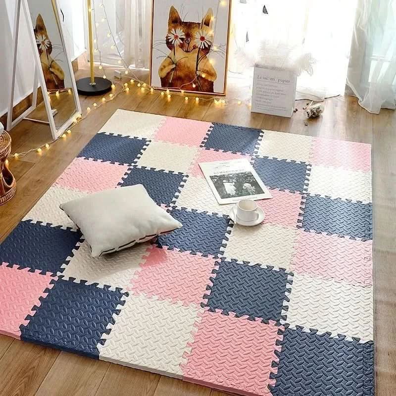 Baby Play Mat Soft Foam Interlocking 12 Piece Set