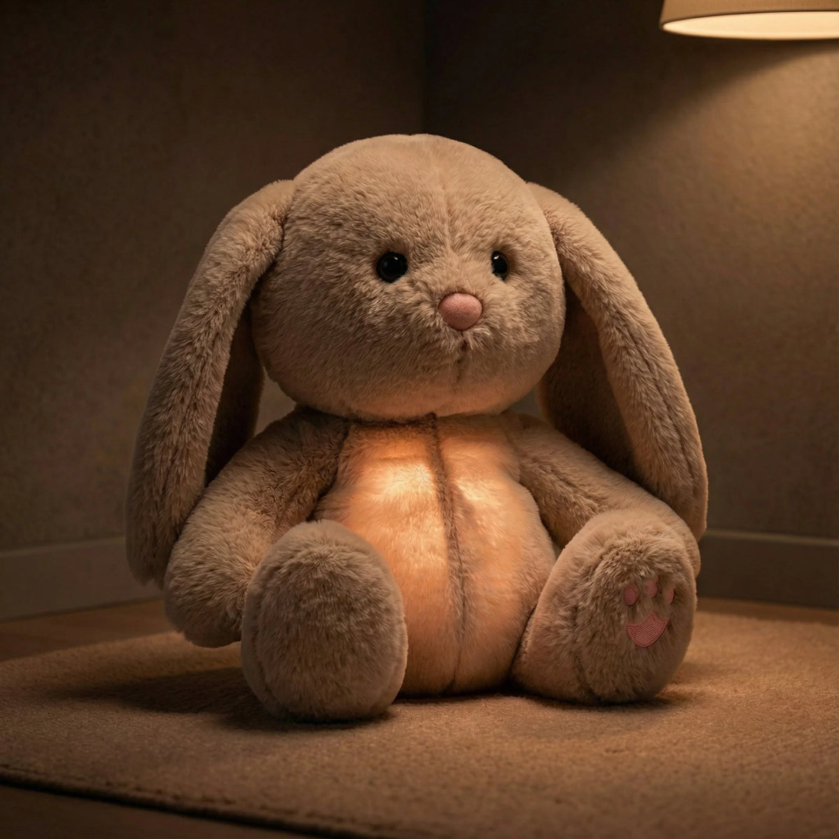 Baby Plush Toy Breathing Motion & Warm Night Light
