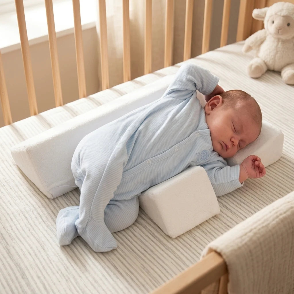 Baby Positioner Adjustable Side Cushions Machine-Washable Cover