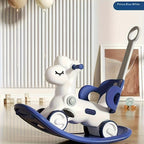 Baby Ride-On Toy 2-in-1 Rocking Horse & Balance Bike