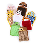 Baby Sensory Mats Animal Texture 8-Pack Machine Washable