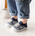 Baby Shoe Socks Non-Slip TPR Sole Breathable Cotton
