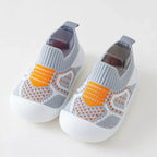 Baby Shoe Socks Non-Slip TPR Sole Breathable Cotton