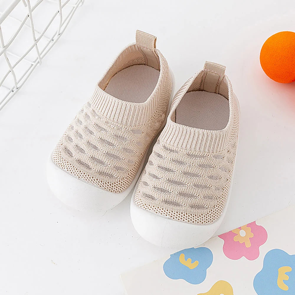 Baby Shoe Socks Non-Slip TPR Sole & Breathable Mesh