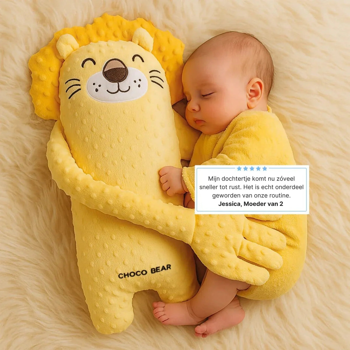 Baby Sleep Cuddle Cotton Plush Quiet Tapping Motion