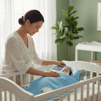 Baby Sleeping Bag Quilted Cotton Smooth Zipper