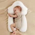 Baby Sleeping Pillow Adjustable Contoured Support Breathable Cover