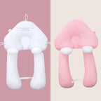 Baby Sleeping Pillow Adjustable Contoured Support Breathable Cover