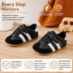Baby Sneakers Soft Flexible Sole Hook-And-Loop Strap