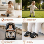 Baby Sneakers Soft Flexible Sole Hook-And-Loop Strap