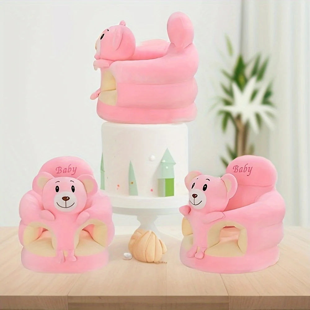 Baby Support Seat Plush Stable Backrest Machine Washable Cover