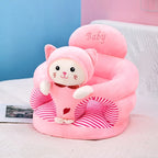 Baby Support Seat Plush Stable Backrest Machine Washable Cover