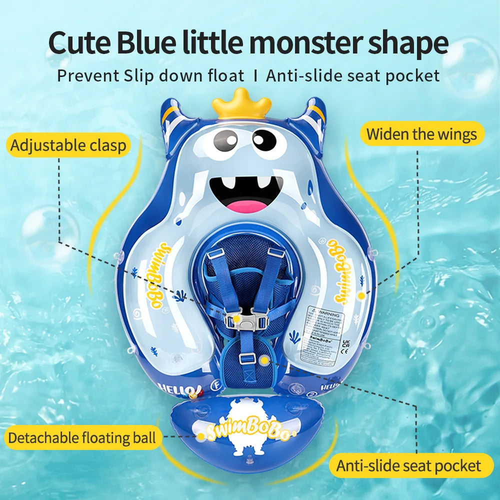 Baby Swim Ring Eco-Friendly PVC Lightweight & Portable