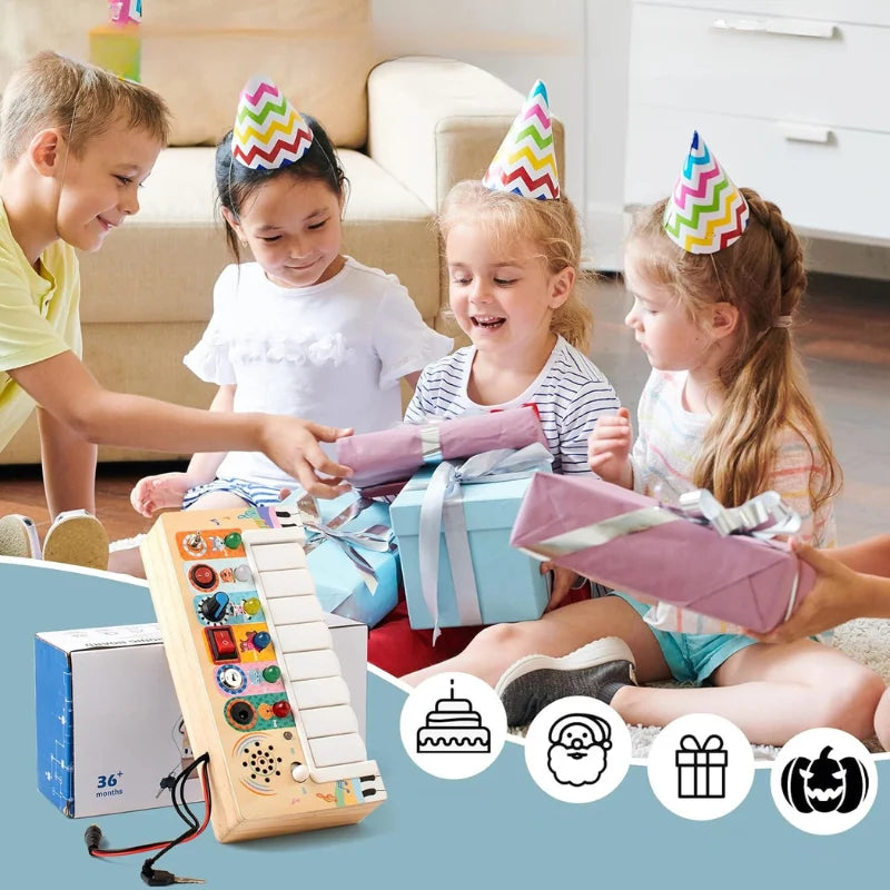 Baby Toy Set Montessori Sensory Shapes & Textures