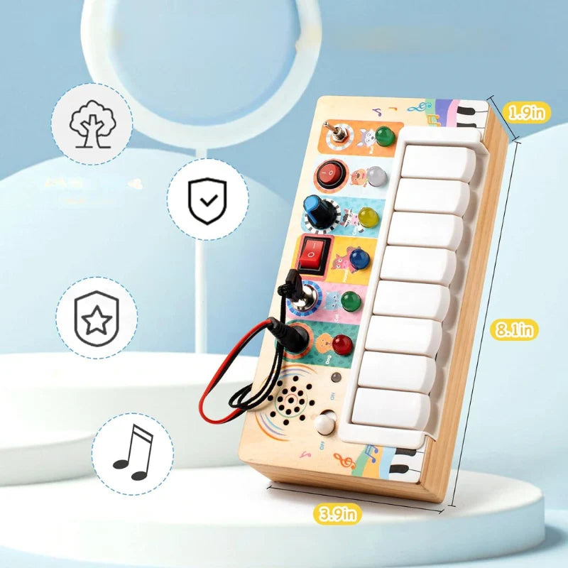 Baby Toy Set Montessori Sensory Shapes & Textures