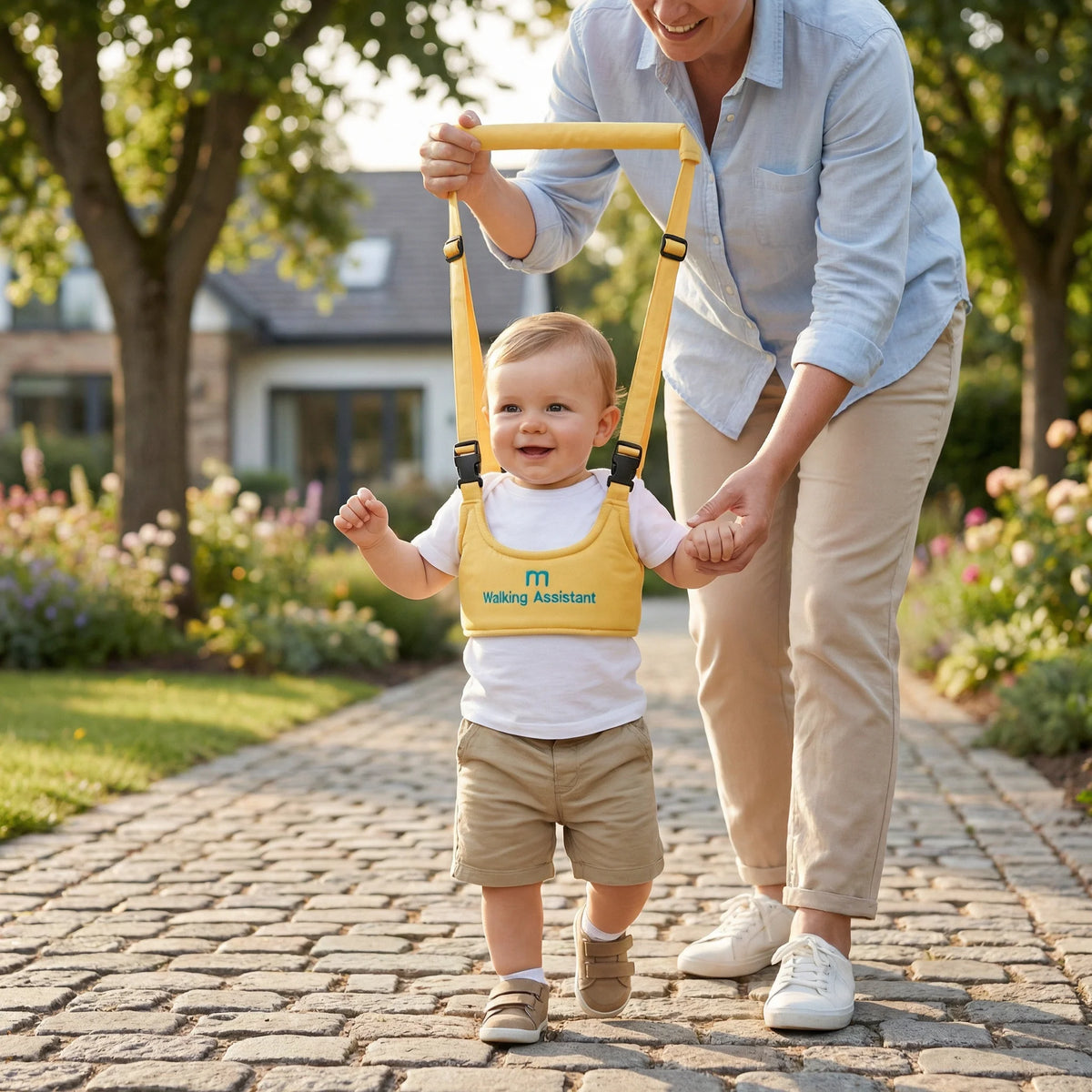 Baby Walking Harness Chest Support Adjustable Back Clip