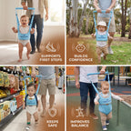 Baby Walking Harness Chest Support Adjustable Back Clip