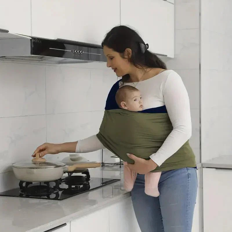 Baby Wrap Carrier Ergonomic Breathable Adjustable Fit