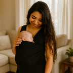 Babywearing Shirt Elastic Nursing Friendly Skin To Skin