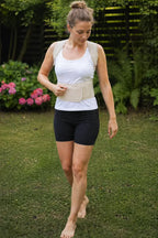 Back Brace Adjustable Fit Lumbar Support Wide Shoulder Straps