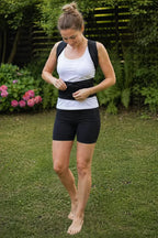 Back Brace Adjustable Fit Lumbar Support Wide Shoulder Straps