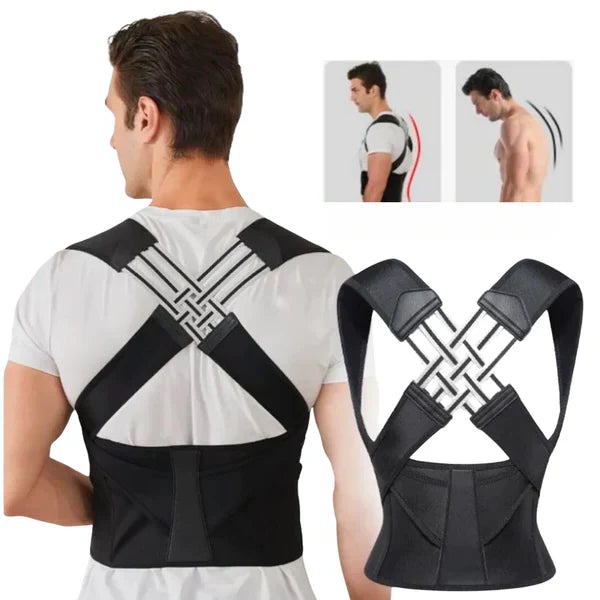 Back Brace Ergonomic Adjustable Fit Breathable