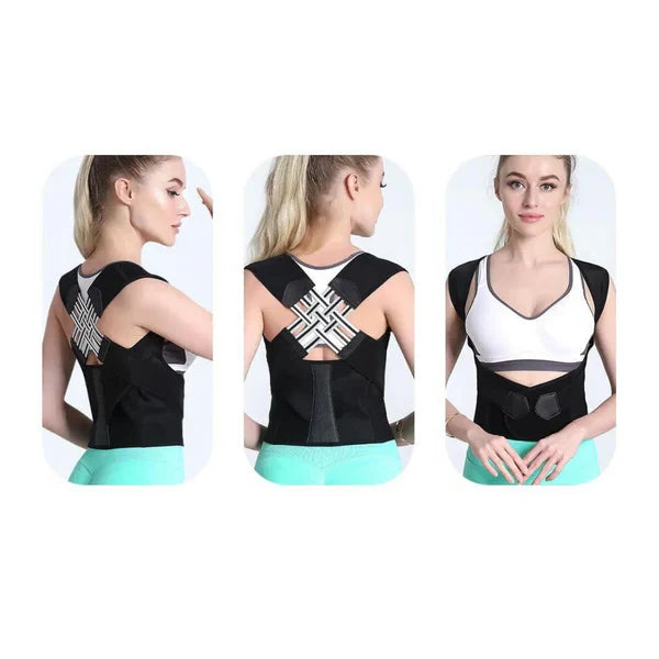 Back Brace Ergonomic Adjustable Fit Breathable