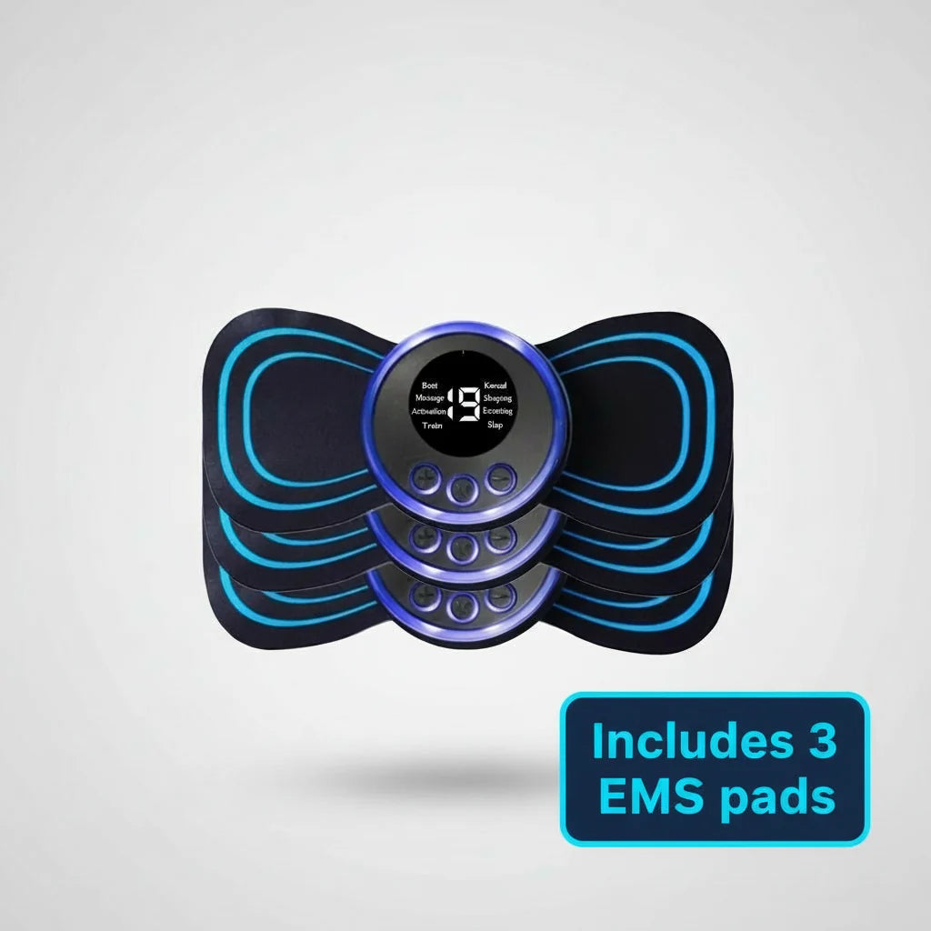 Back & Hip Massager EMS Portable USB Rechargeable