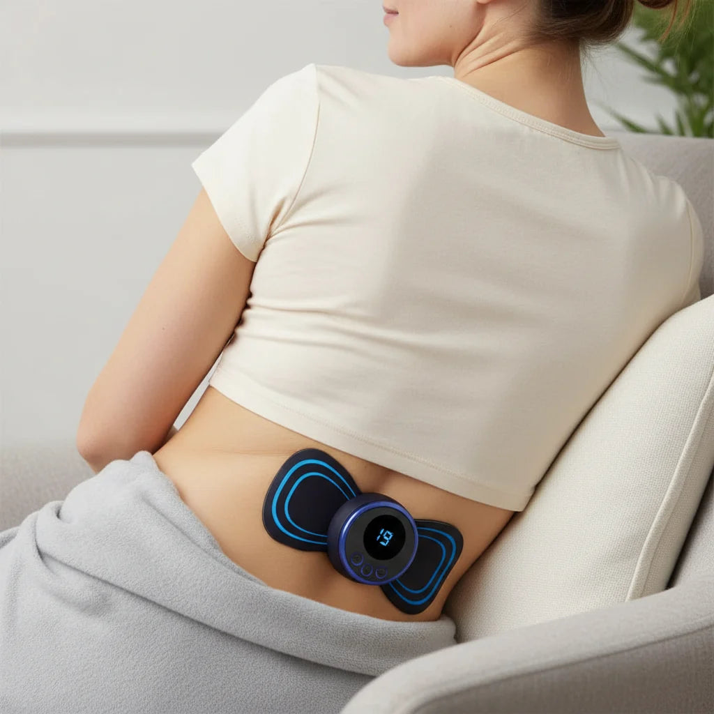 Back & Hip Massager EMS Portable USB Rechargeable