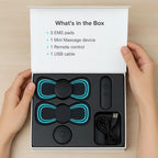 Back & Hip Massager EMS Portable USB Rechargeable