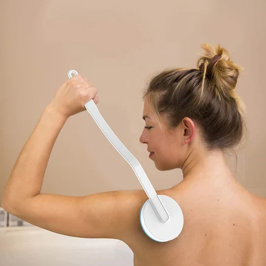 Back Lotion Applicator Long Handle Detachable Rolling Heads