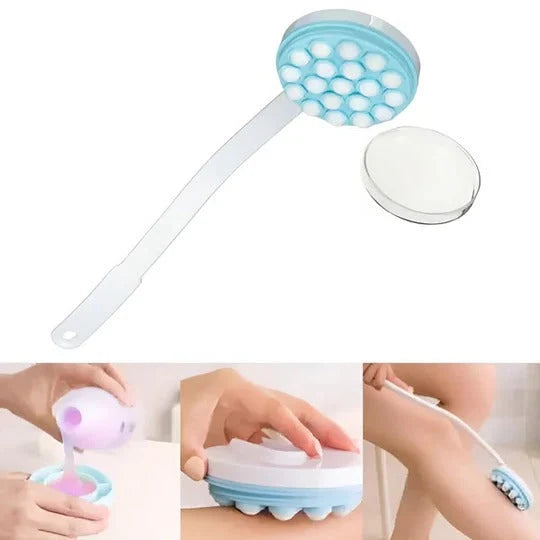 Back Lotion Applicator Long Handle Roll-On & Massager