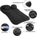 Back Seat Inflatable Mattress Built-In Pump & Flocked Top