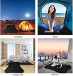 Back Seat Inflatable Mattress Built-In Pump & Flocked Top