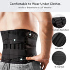 Back Support Belt 360-Degree Lumbar Support Adjustable Compression