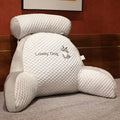 Back Support Cushion Ergonomic Lumbar & Neck Removable Cover