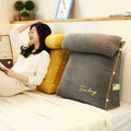 Back Support Cushion Ergonomic Wedge Breathable Cotton Side Pocket