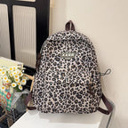 Backpack Animal Print Dual Compartments & Padded Straps