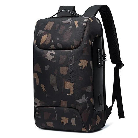 Backpack Anti-Theft Coded Lock & Waterproof