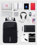 Backpack Anti-Theft Cut-Resistant & Water-Resistant USB Charging