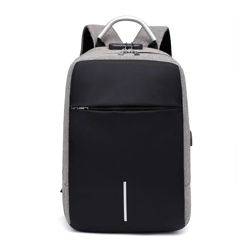 Backpack Anti-Theft Cut-Resistant & Water-Resistant USB Charging