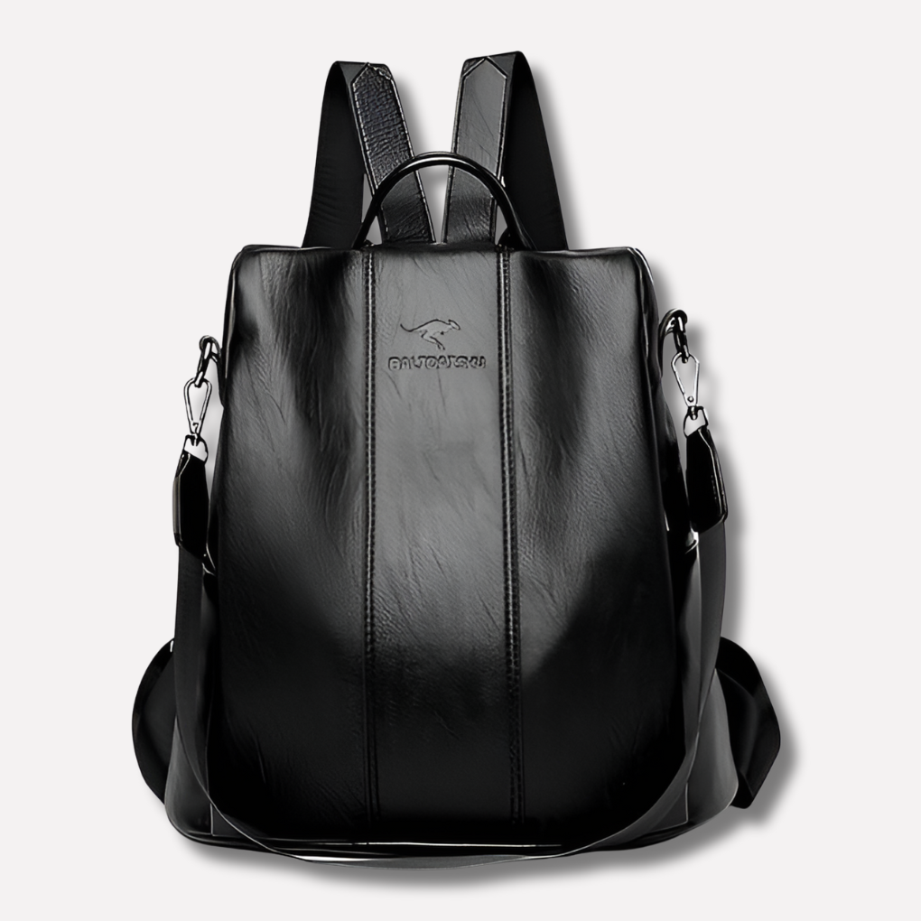 Backpack Anti-Theft Hidden Zipper PU Leather